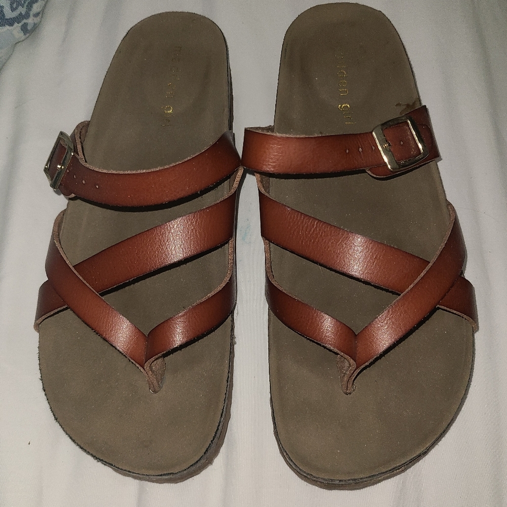 Madden Girl leather sandals